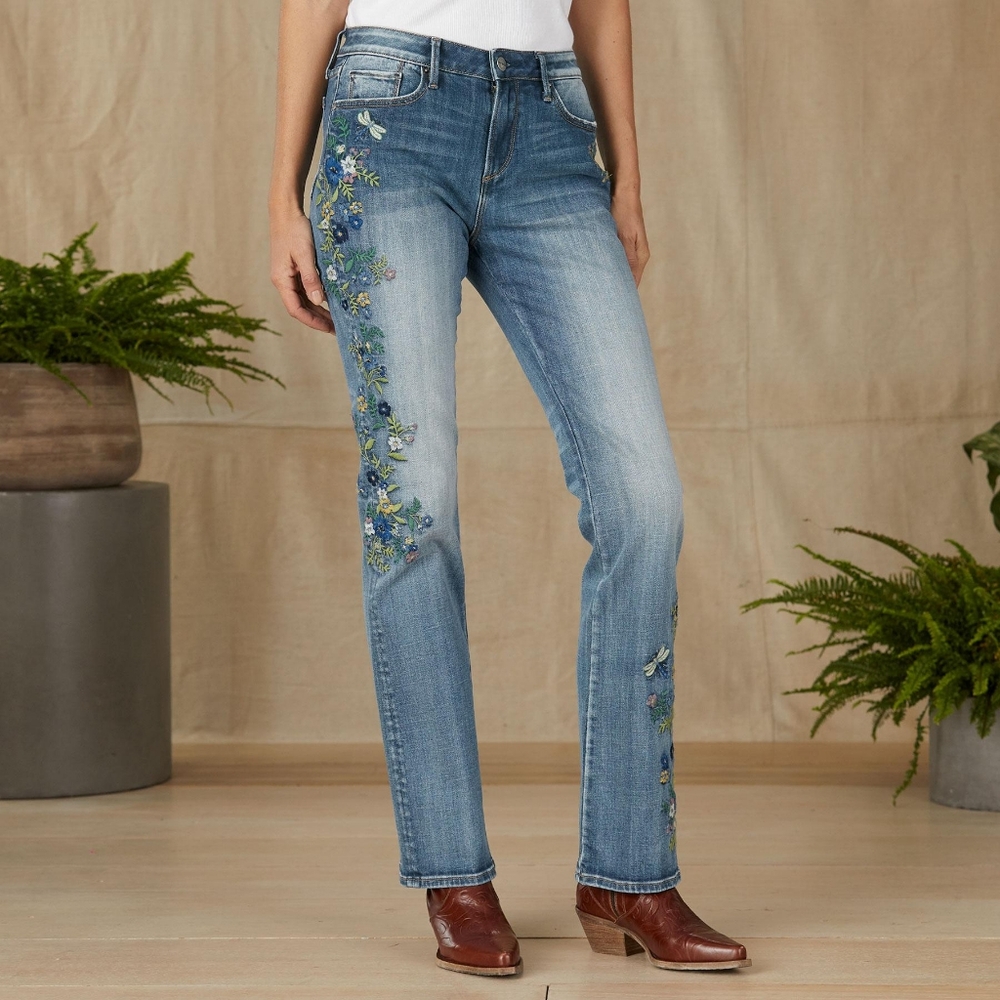 DRIFTWOOD Blue Straight Leg Jeans